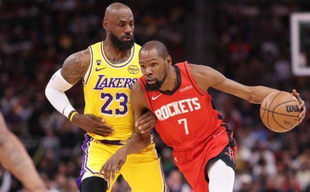 湖人火箭季后赛首轮对决詹杜再续八年宿命之战